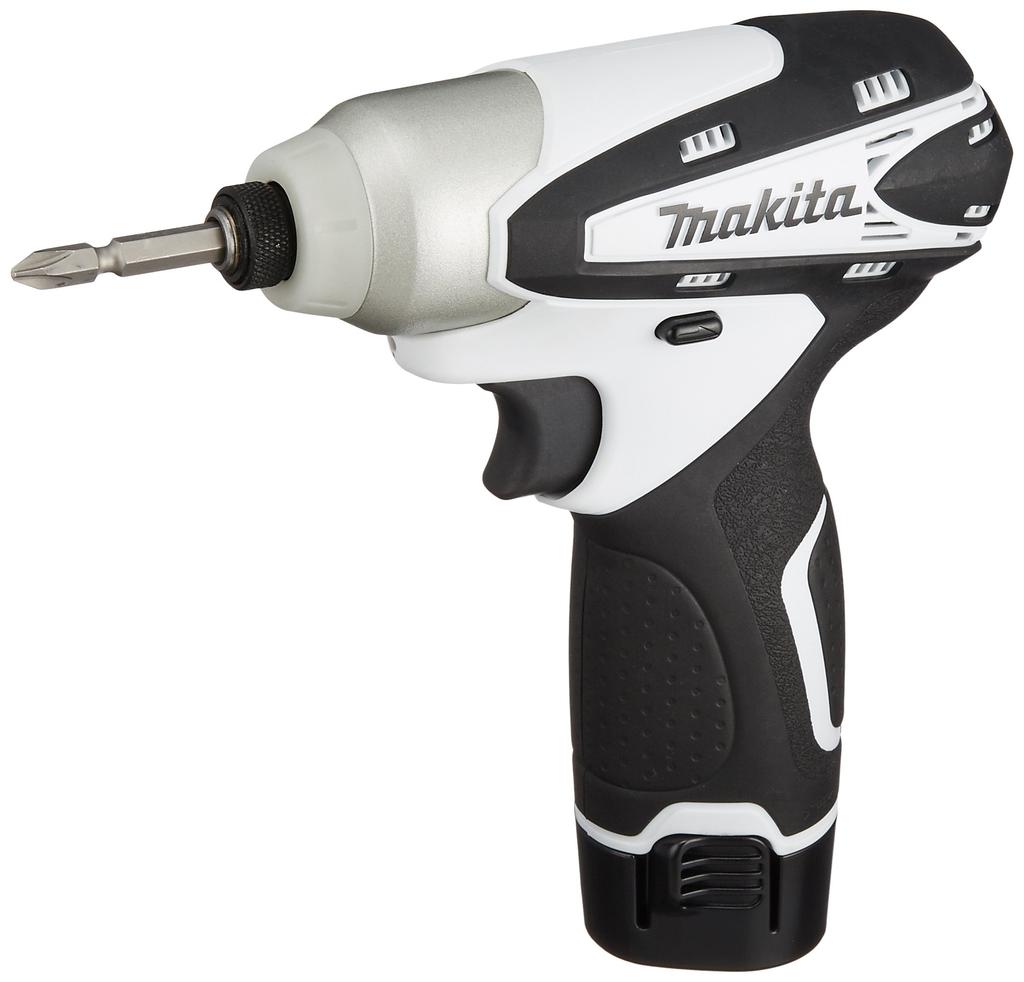 Makita TD090DWSPW Rechargeable Impact with One Power Supply Included Driver, 10.8V, Compact, White,