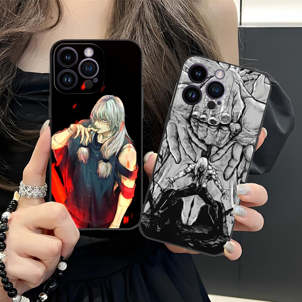 JJK Mahito Phone Case for iPhone 17 16 15 14 13 12 11 X XR XS 8 7 Air Pro Max Plus Mini Soft TPU Shockproof Cover