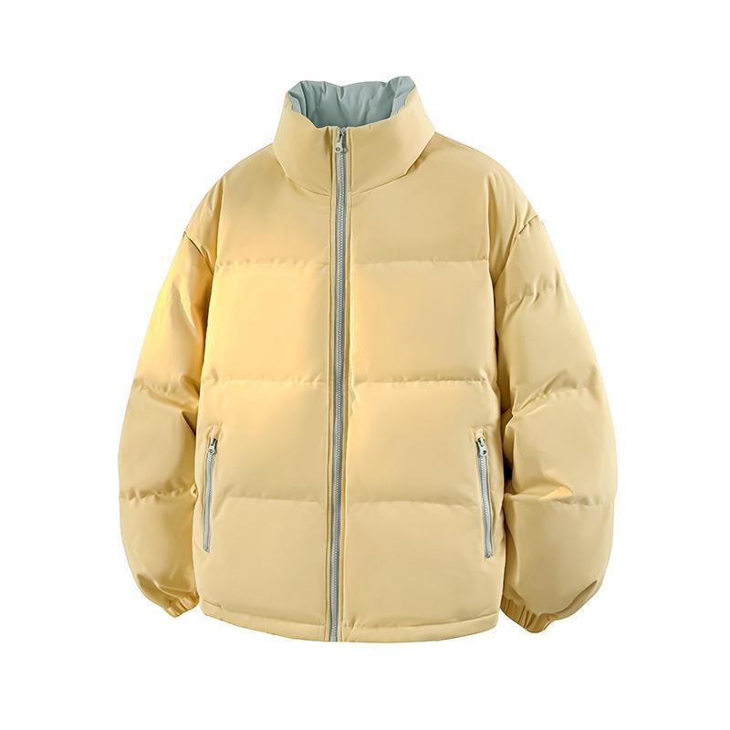 Winter Stand-up Neck Cotton-padded Coat for Men and Women of The Same Style, Couple Trend Versatile Thickened Cotton Jacket