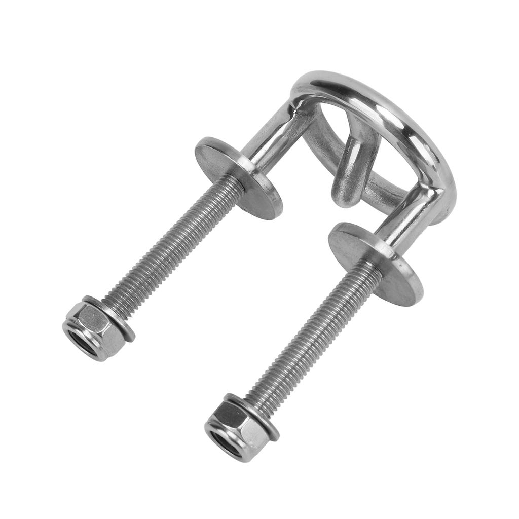 Boat Eye Hook Stainless Steel Material M10 Thread Oxidation Resistance Durable Wearable Marine Transom Mount for Outdoor