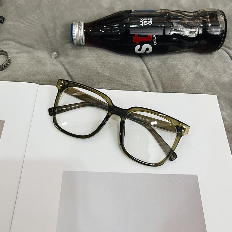 RMM Unisex Square Myopia Glasses for Men Women Eye Glasses Plain Glasses Nearsighted Eyewear Optical Glasses -1.0 -2.0