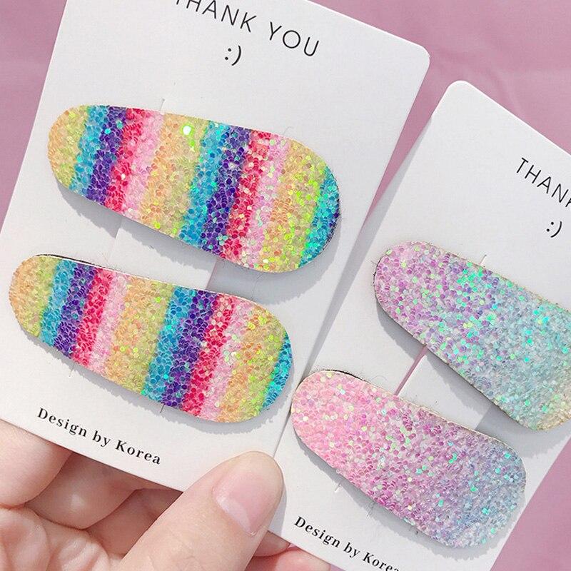 

Шпилька Пудра Синий градиент Радужный градиент цвета Блестки Шпилька Челка Заколка для волос