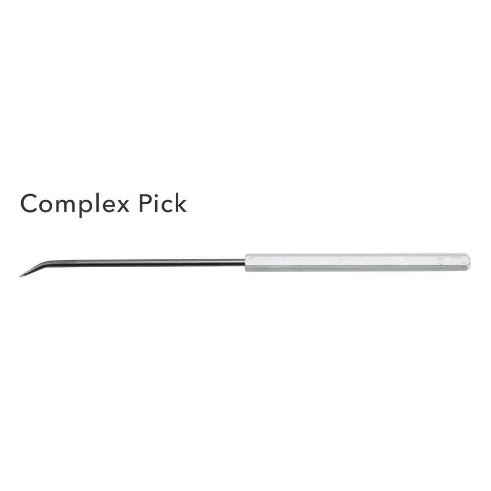 Ullman Pick and Hook 4 Pcs Set, Steel, 6-5/16in.L,