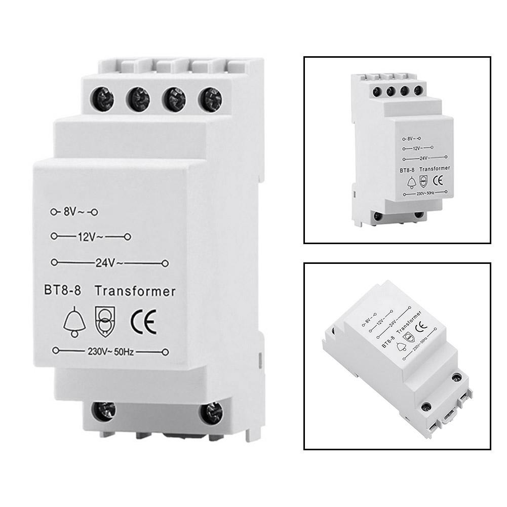 

8.8*6.6*6.6cm 8V 12V 24V Transformer Electrical Safety PTC Short Circuit Protection Reliable Performance 3.8 VA To 8 VA Output China Mainland