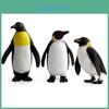 Modèle d'Animal Marin Réaliste en PVC Figurine de Manchot Empereur Antarctique Pour Collectionneurs Et Décoration