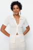 Women's Fashion Shirt Shirt Collar Sleeveless Red Pleated Fitted Waist-Fitting Woven Shirt