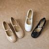 Coarse Heel Mary Jane Shoes Women's White High Heel Comfortable Not Tired Foot Shoes