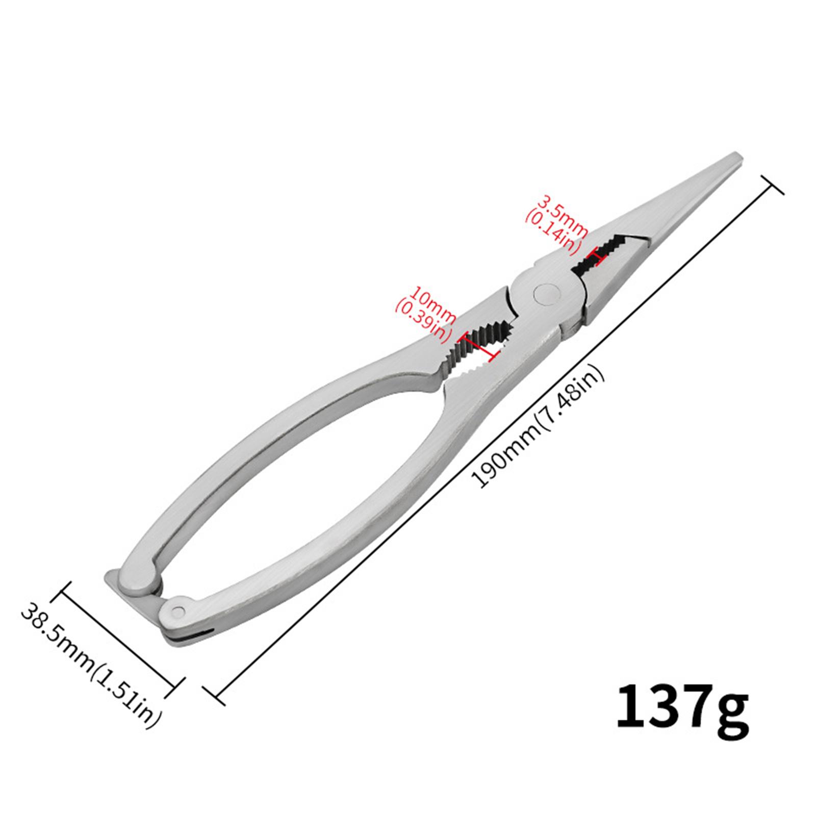 Nut Cracker Sheller Seafood Opening Tool Stainless Steel Kitchen Crab Pincer for Oysters Shell Fish Nuts Lobster Crab Shell