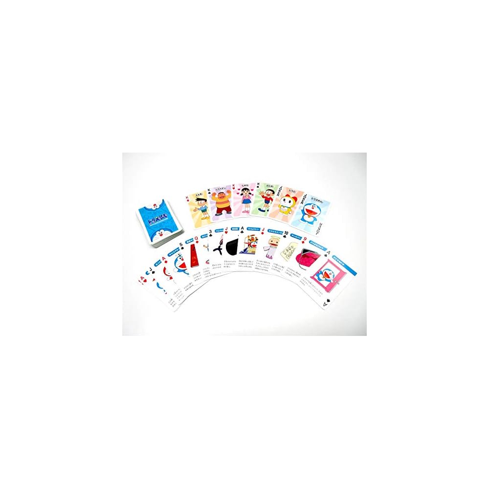 Tenyo Magic Tricks: Doraemon Secret Gadget Magic Playing Cards - 48 Different Doraemon Secret Gadgets Depicted On a Deck of Magical Playing Cards. Beg