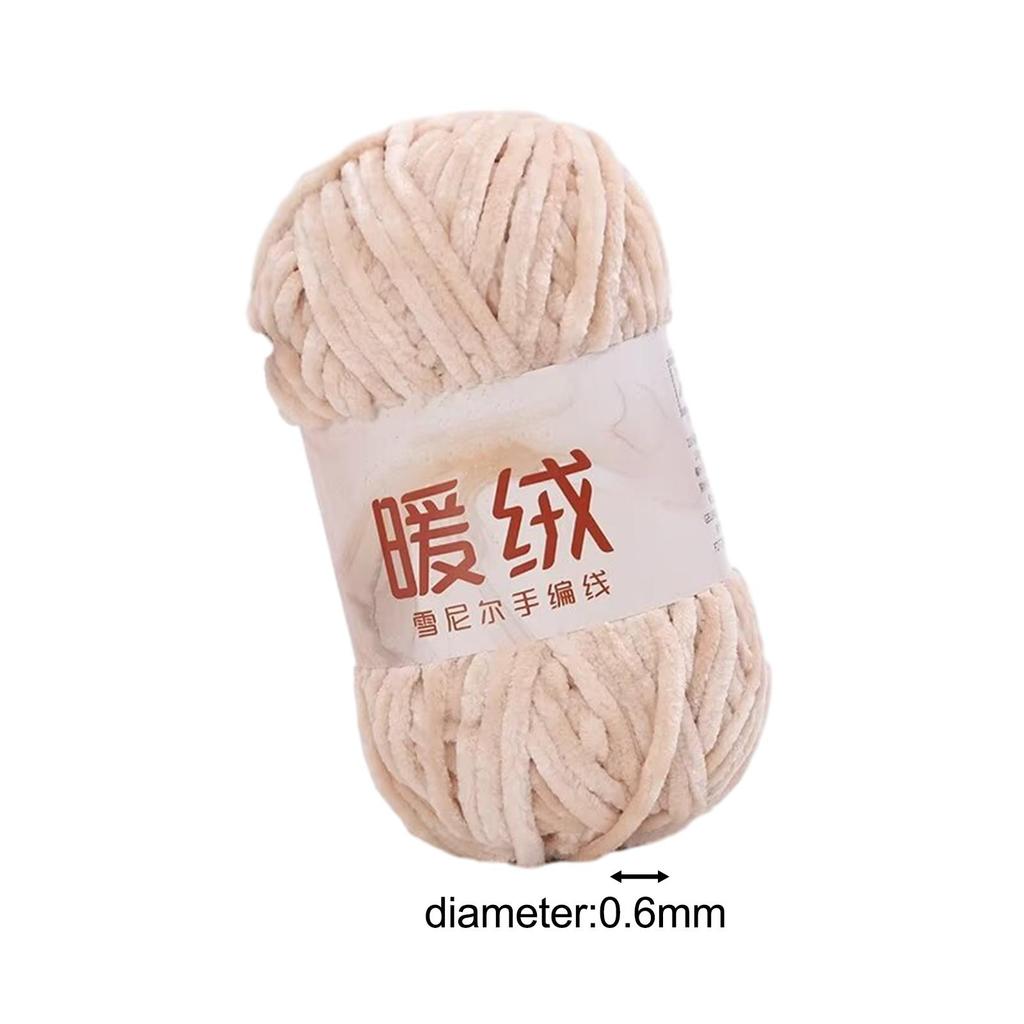 Velvet Yarn 100G 80M 6mm Thick for Crocheting Chenille Yarn Arm Knit Yarn for Rug Making Pet Bed Blanket Throw Pillow Hand Knitt