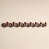 Rubber Wood Wall Coat Rack Compact Entryway Hanging Easy to Install