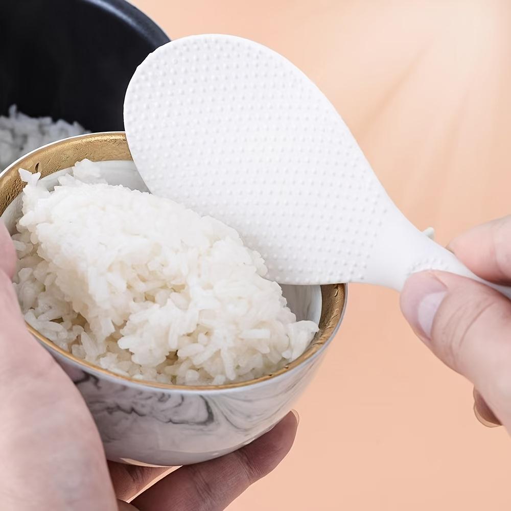 1PC Multifunctional Vertical Rice Spoon Can Stand Non-stick Rice Spatula Household Kitchen Electric Pot Plastic Rice Spoon