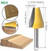 8mm Shank Panel Raiser Router Bit - Vertical - Ogee Bead - cutter woodworking bits wood milling cutter