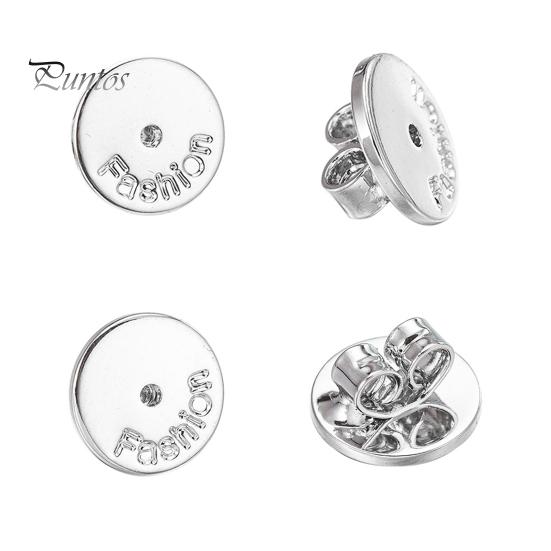 

2 пары затычек для ушей, надежная фиксация задних частей серег, гипоаллергенные задние части сережек, не выцветающие, удобные задние части сережек 6 mm