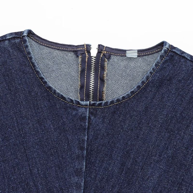 Kaslead New Arrival Women's Clothing Fashion Style Fashion Simple and Thin Denim Dress 5252080