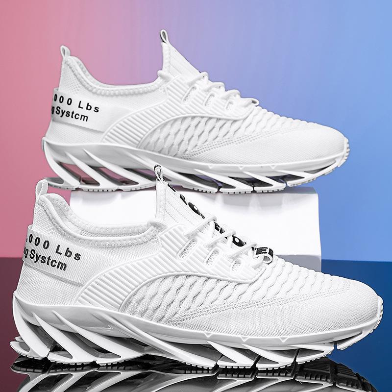 Atmungsaktive Herren-Laufschuhe aus fliegendem Mesh mit lässiger Klingensohle