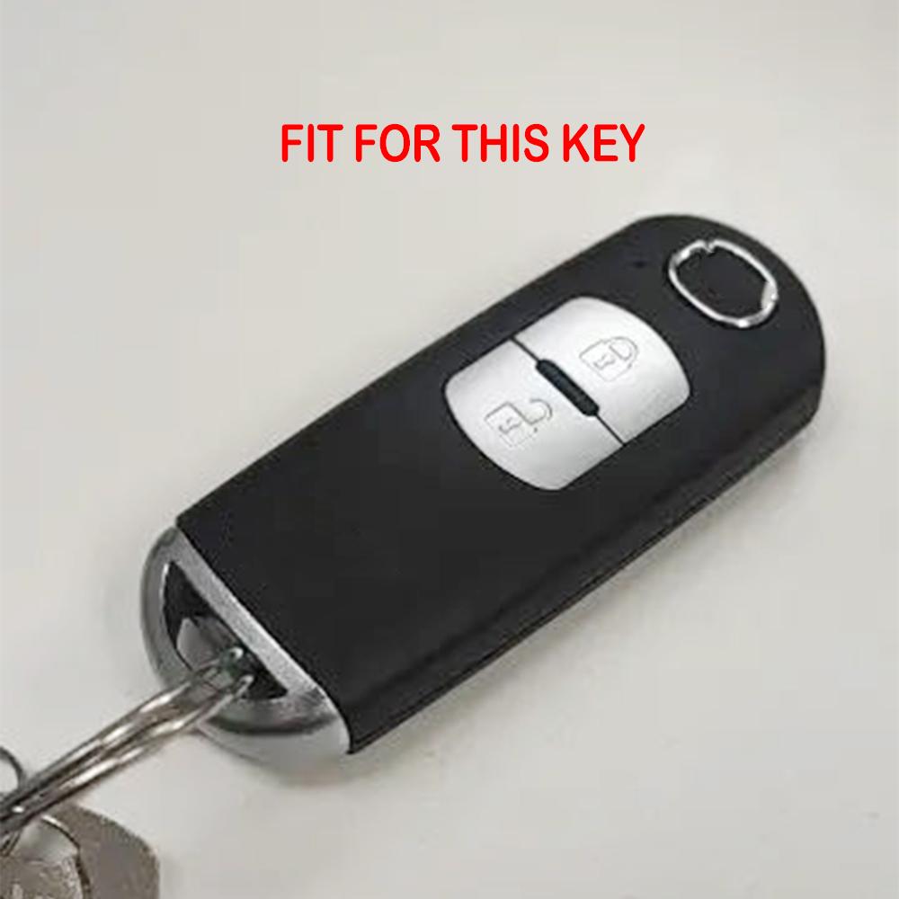 Silicone Car Remote Case Key Cover For Mazda Cx5 Cx3 Cx-5 Mazda3 Mazda2 Demio Scrum 5 Cx8 Cx4 Cx7 Cx9 Mx5 X5 Holder Keychain