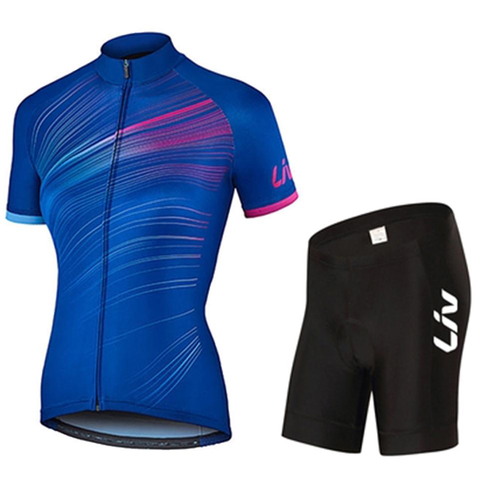2026 Pro Team Women LIV Cycling Set Summer Women MTB Bike Cycling Clothing Bicycle Clothes Ropa Ciclismo Cycling Jersey Set