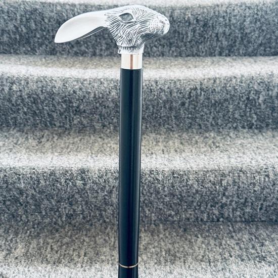 Rabbit Head Walking Cane Handmade 36  Gentleman s Cane Home Decor