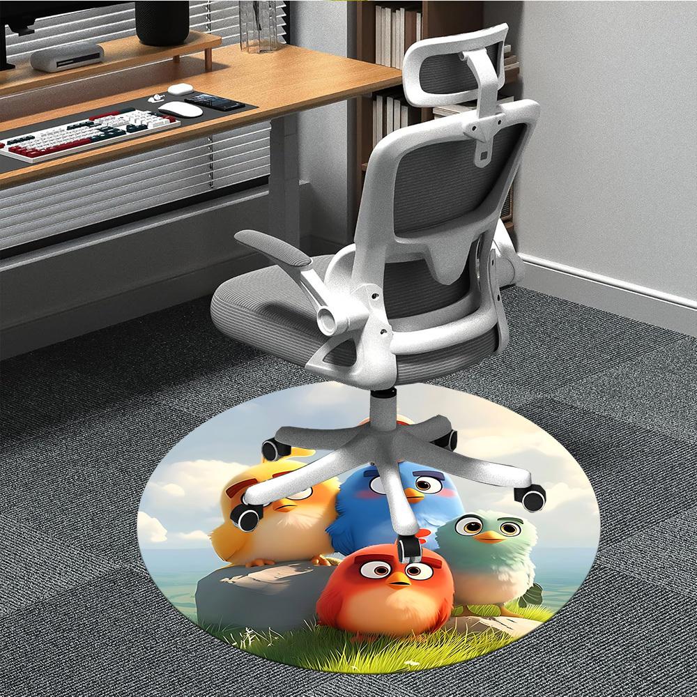 

1pc Office Round Area Rug, Under Office Chairs Bedroom Living Room Home Decor, Room Decoa1016154 80cm by 80cm