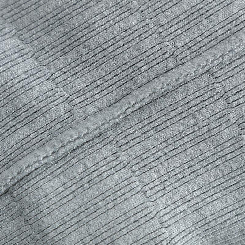 Podzim Zima Novinka O Neck Dlouhý rukáv Jednobarevný Volný Svetr Elegantní pletené šaty