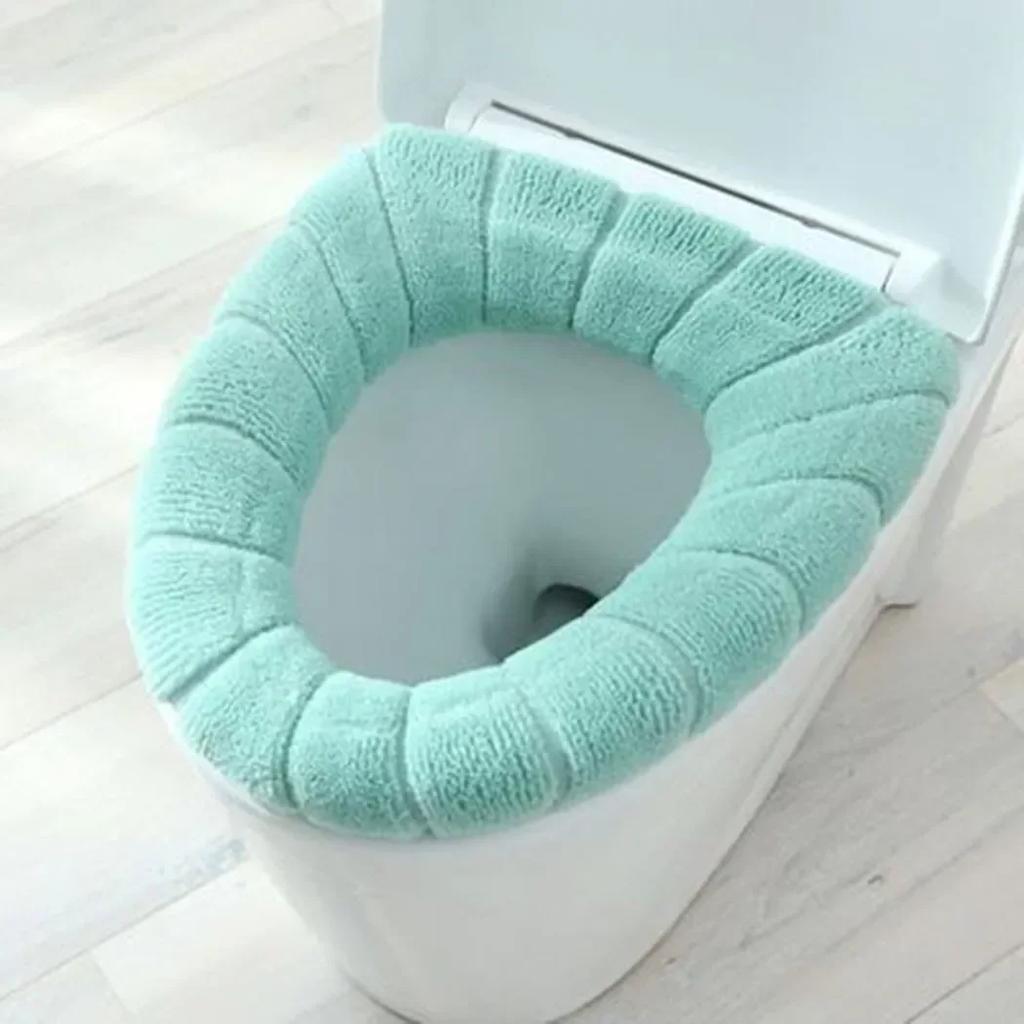 1pc Bathroom Warmer Toilet O-Type U-Shaped Household Rim Summer Toilet Cushion Toilet Thickened Toilet Cover Home Garden Tools