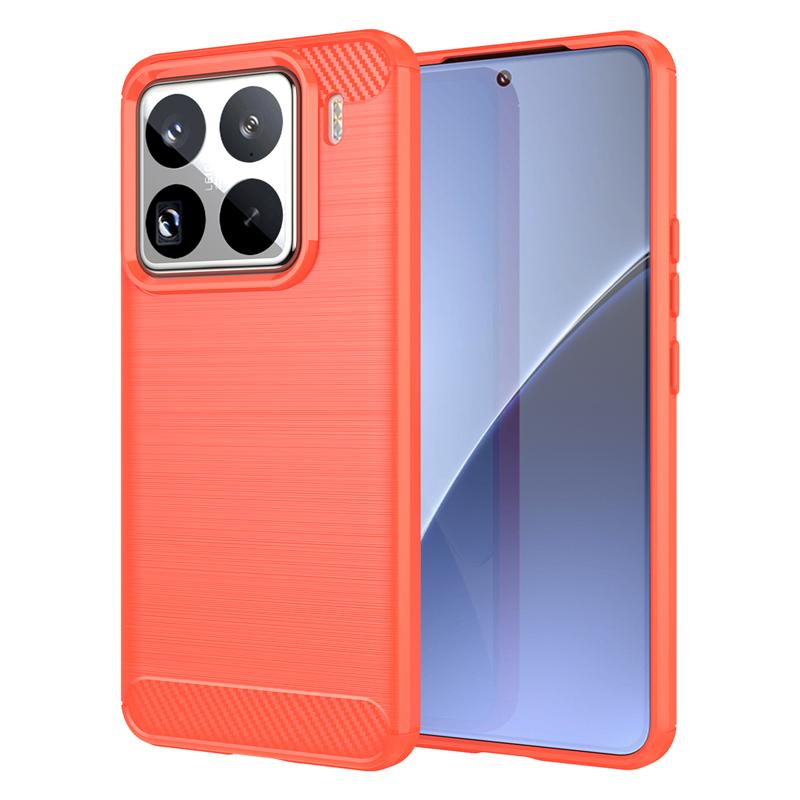 For Xiaomi 15 Pro Case Shockproof Anti-knock Soft Silicone Carbon Fiber Back Cover For Xiaomi 15 Pro Case For Xiaomi 15 Pro Case
