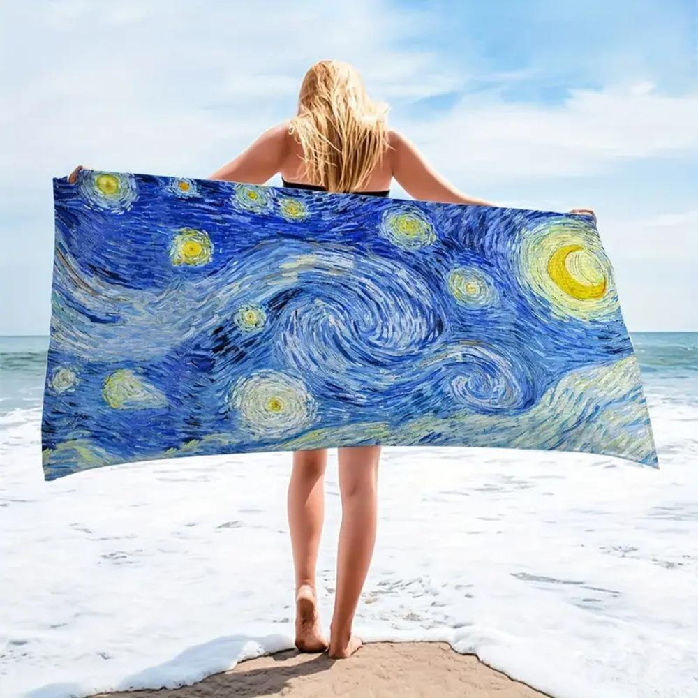Popular Beach Towels, Microfiber Adult Swimming Towels, Absorbent Towels