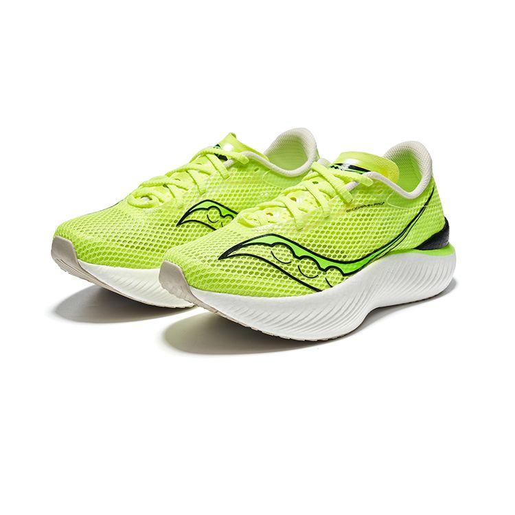 SAUCONY Endorphin Pro 3 Elite Racing Training Cushioning Low-Top Carbon Plate Marathon Running Shoes Men Sneaker Green Black S20755-75