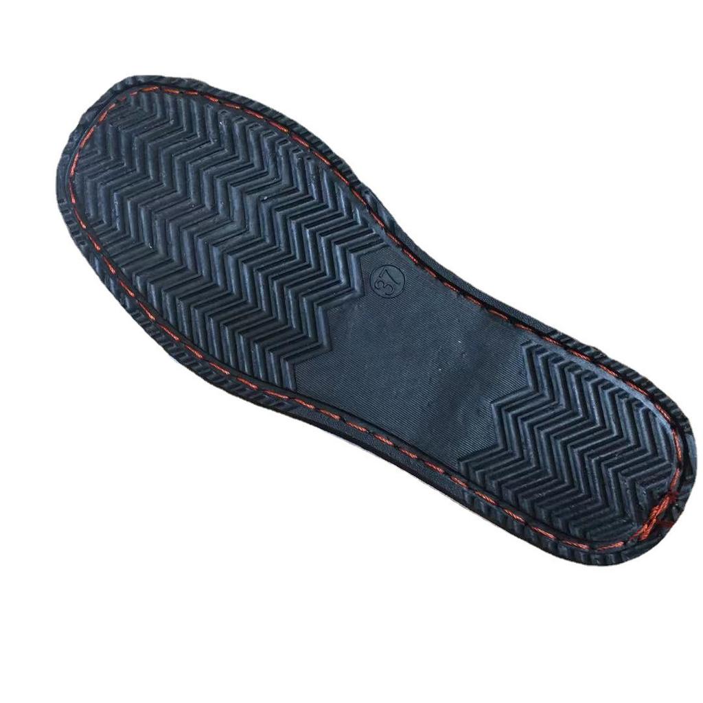 Manufacturer Shu Flat Bottom Imitation Tire Sole Old Beijing Cloth Shoes Lasagna Sole Canvas Single Shoes Traditional Manual Online Black Cloth Shoes