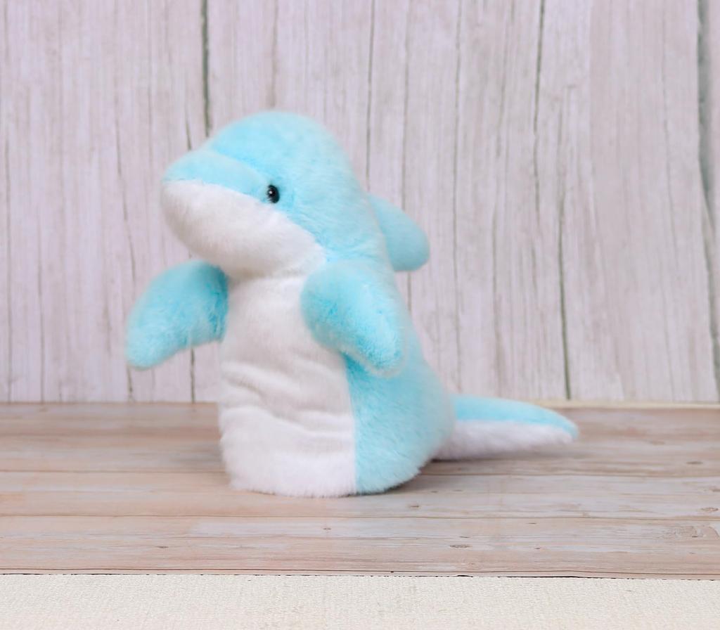 Takeoff Hand Puppet Dolphin Plush Toy