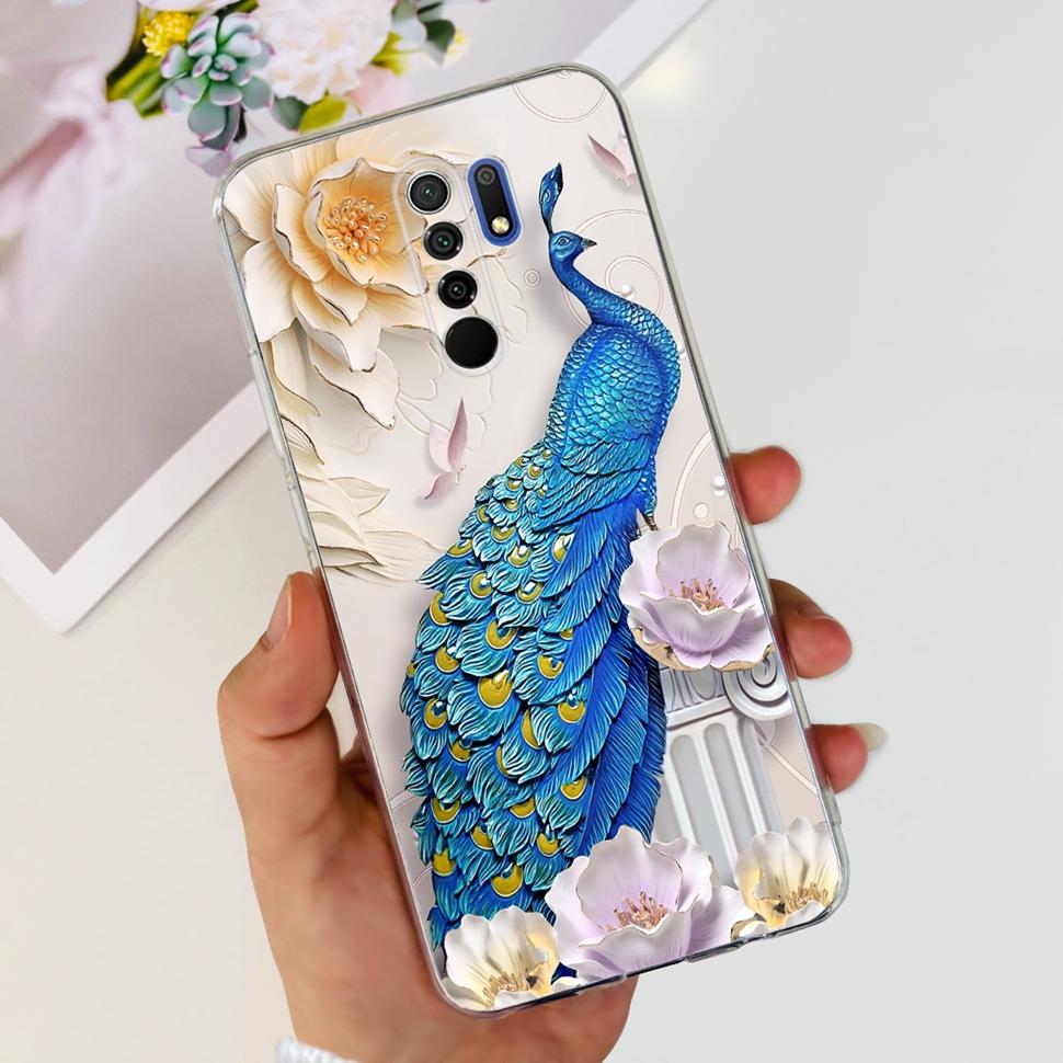 For Xiaomi Redmi 9 2020 Case Cute Cartoon Cover Soft Silicone Phone Case For Xiaomi Redmi 9 Redmi9 ShockProof Bumper 6.53"