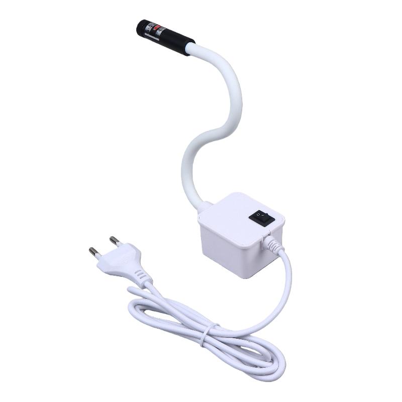 1Pcs Red Night Lamp Eu/Us Plug Laser Infrared Sewing Machine Position Light Magnetic Mounted For Factory Drills Lathes