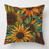 Paint Several Patterns Throw Pillow Cover With Short Plush Print For Living Room Sofa Decoration Cushion Cover Pillow Covers