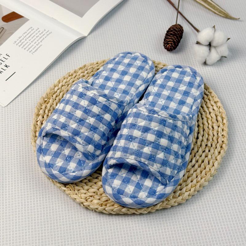 Artistic Unisex Korean Style Indoor Slippers with Cloth Soles