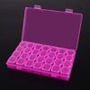 Plast 28 Fack Nail Art Verktyg Smycken Förvaringslåda Case Organizer