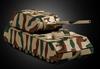 12GO-97025 Camouflage Edition Heavy Tank Building Blocks Model Toy for Boys