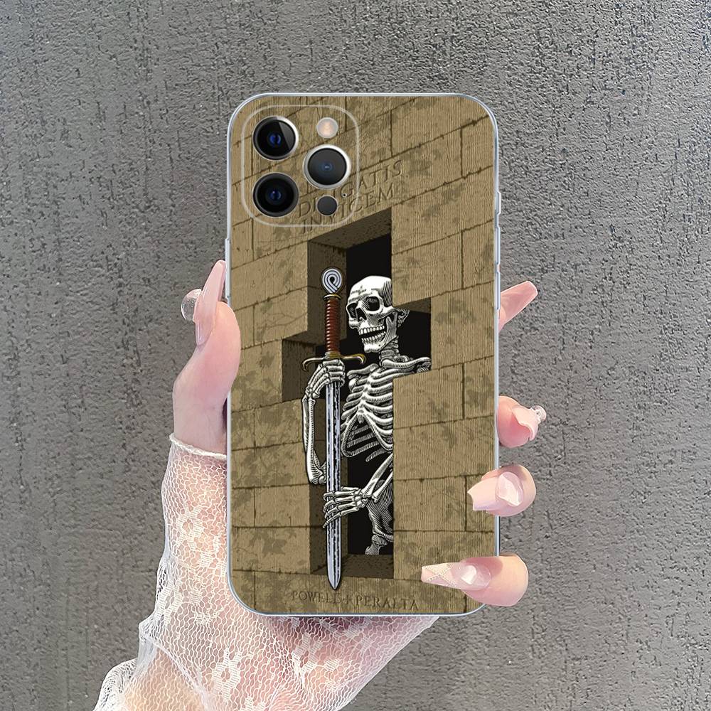 

Skateboard Brand P-Powell P-Peralta Case For Iphone 17 16 15 Pro Max 11 12 13 14 Pro Plus Phone Cover iPhone 16