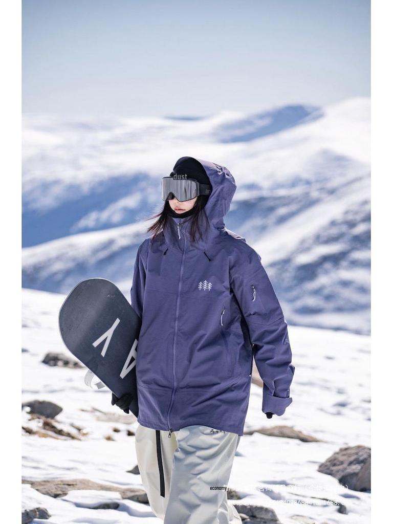 Men's and Women's American Style Waterproof Winter Ski Jacket 3LWH2025 - Professional Snowboard Suit