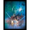 STAR WARS Episode II Art Framed Poster
