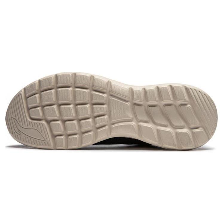 Li Ning Light Strings Cushioning Slip Resistant Abrasion Resistant Lightweight Low Top Running Shoes Men's Black ARSU021-1