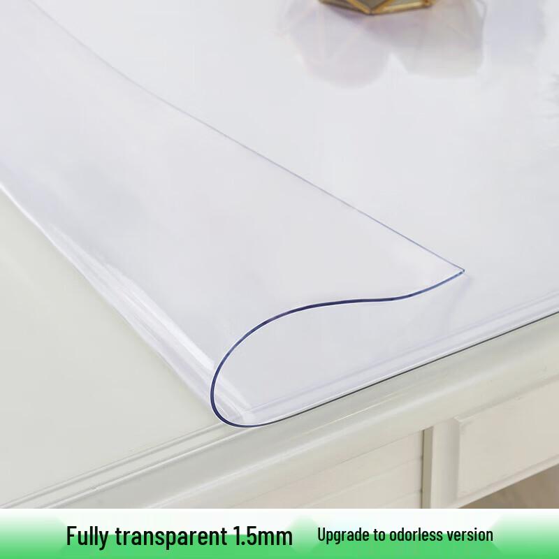1.5mm Thick Transparent PVC Desk & Table Protector Mat