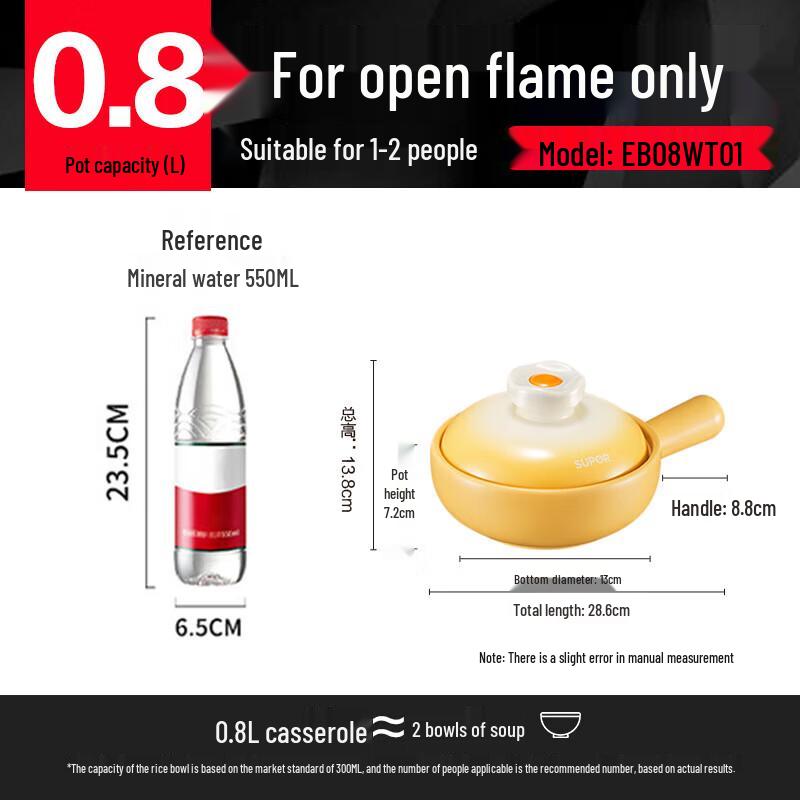 Supor Ceramic Stew Pot