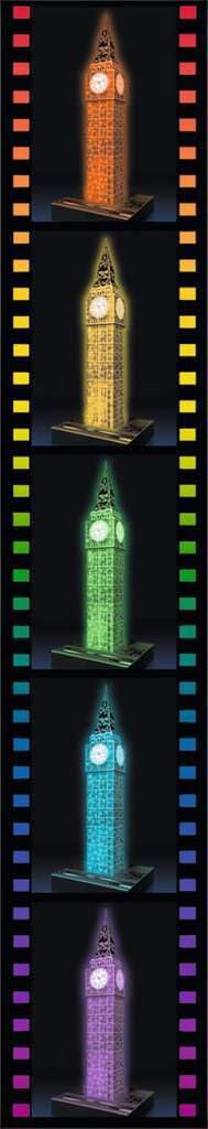 Ravensburger 3D Puzzle Big Ben Night Edition 216 Pieces Finished Height 44cm 12588 3 Recommended 3D Gift Size Age 10+ [Puzzle, Puzzle,