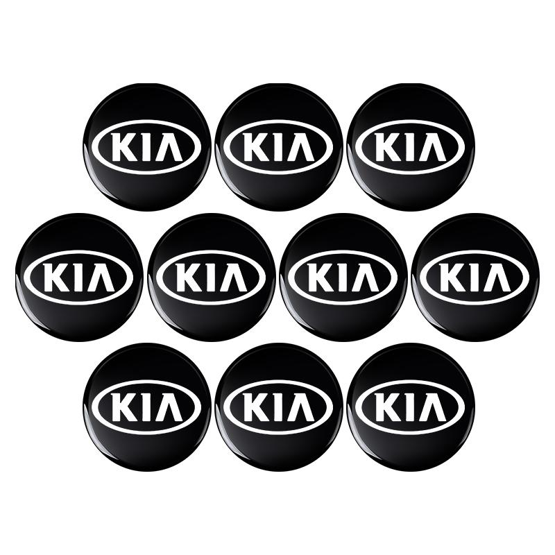 2/5/10Pcs 14mm Fashion Car Remote Key Fob Emblem Badge Radio button Sticker Accessories For KIA Cerato Sportage R K2 K3 K5 Sorento Sportage R Rio Soul