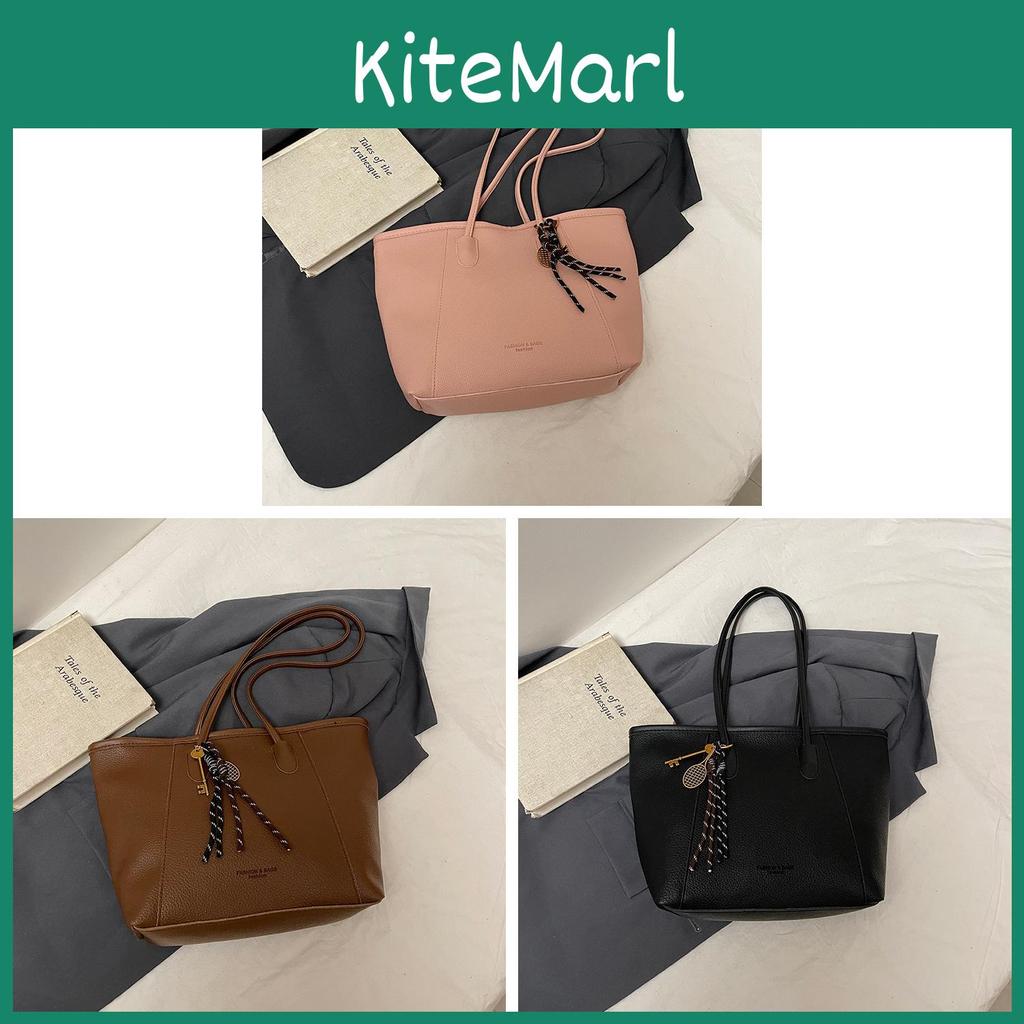 Tote Bag Female Large Capacity Pu Tote Bag With Zipper Closure For Daily Use