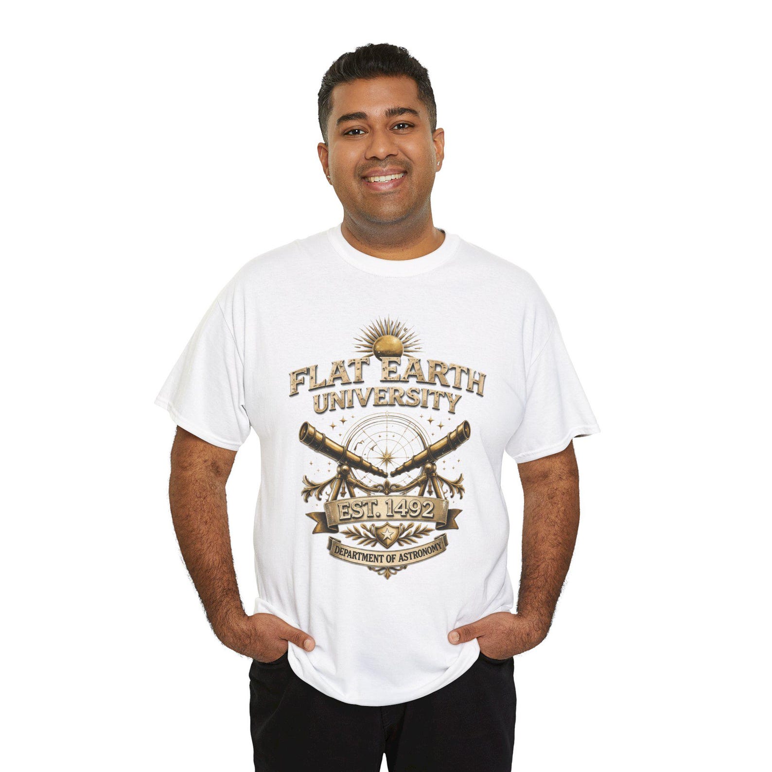 Flat Earth University Tee V2 S