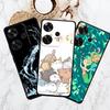 For Xiaomi Poco F6 5G/Redmi Turbo 3 5G Case Pattern Printing Soft TPU Cell Phone Cover