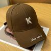 Grinding little fox baseball cap women's spring and autumn increase and deepen wide-brimmed sunscreen cap versatile couple sports cap