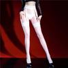Fashion Women Lace Waist Garters Stockings Elastic Pantyhose 1D Thin 2 In 1 Oil Shiny Smooth Shaping Tights Maid Pantyhose